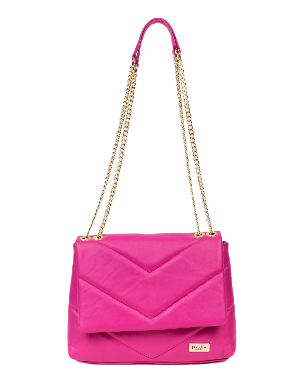 Pretta geanta din piele naturala, buzunare utile